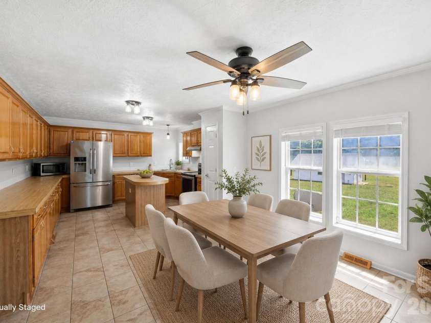 40047 Old Salisbury Road, New London, NC 28127.  MLS# CAR4394424, YatesRealty ID 31873. Virtually Staged - Dining