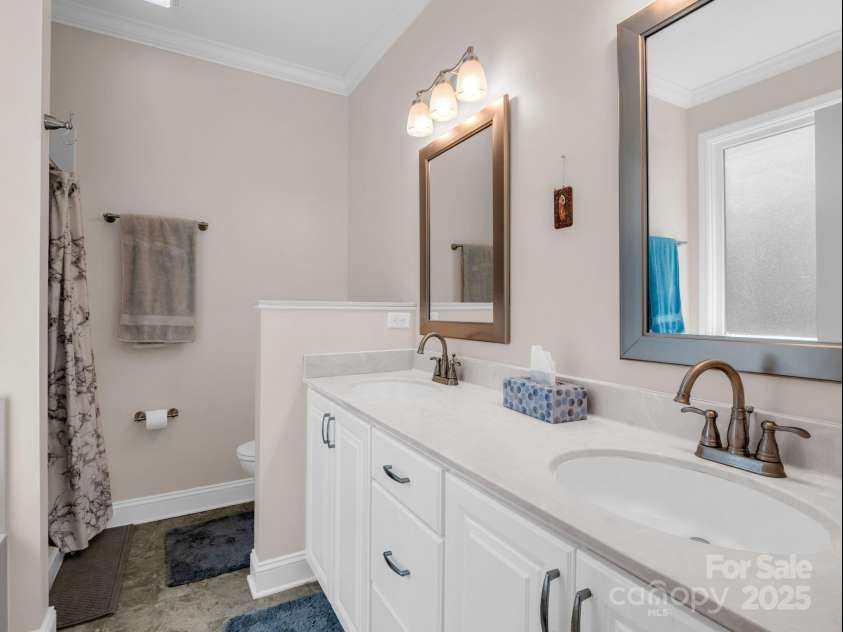 390 Darlington Road, Rutherfordton, NC 28139.  MLS# CAR4282508, YatesRealty ID 31878. Double vanity in primary bath