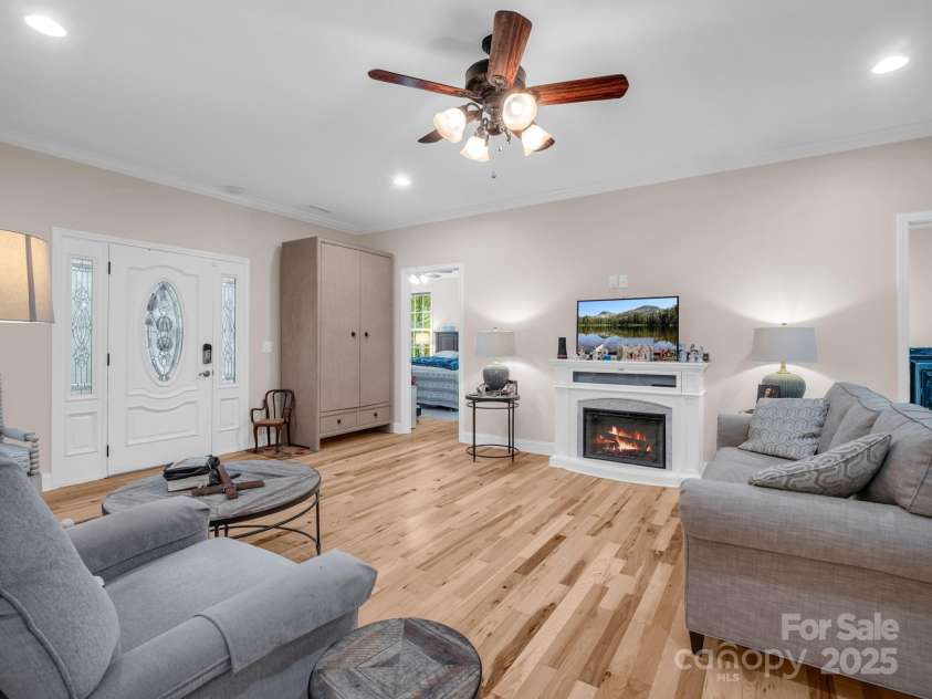 390 Darlington Road, Rutherfordton, NC 28139.  MLS# CAR4282508, YatesRealty ID 31878. Large family room w/fireplace