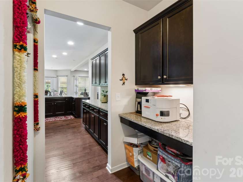 1345 Sandy Bottom Drive, Concord, NC 28027.  MLS# CAR4388399, YatesRealty ID 31881. Butlers Pantry