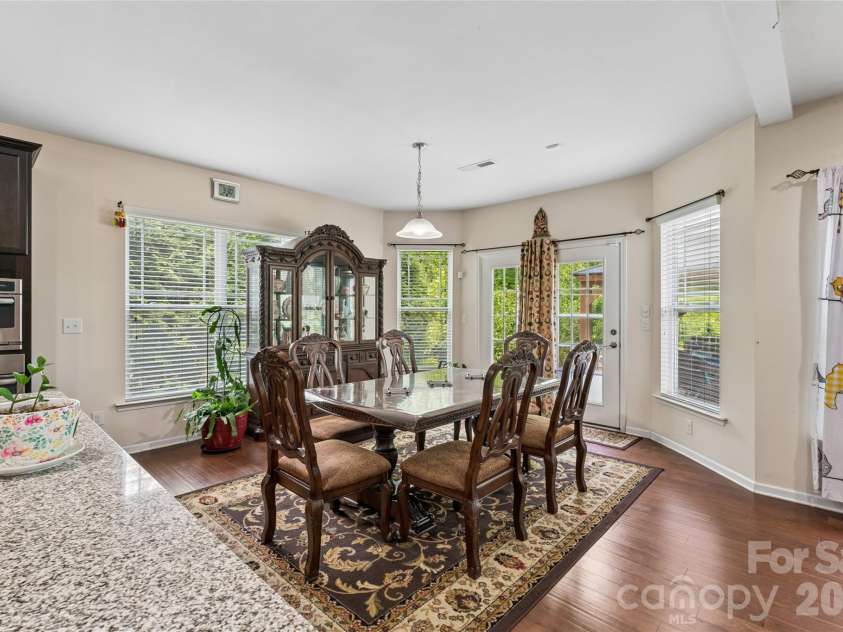 1345 Sandy Bottom Drive, Concord, NC 28027.  MLS# CAR4388399, YatesRealty ID 31881. Dining Area