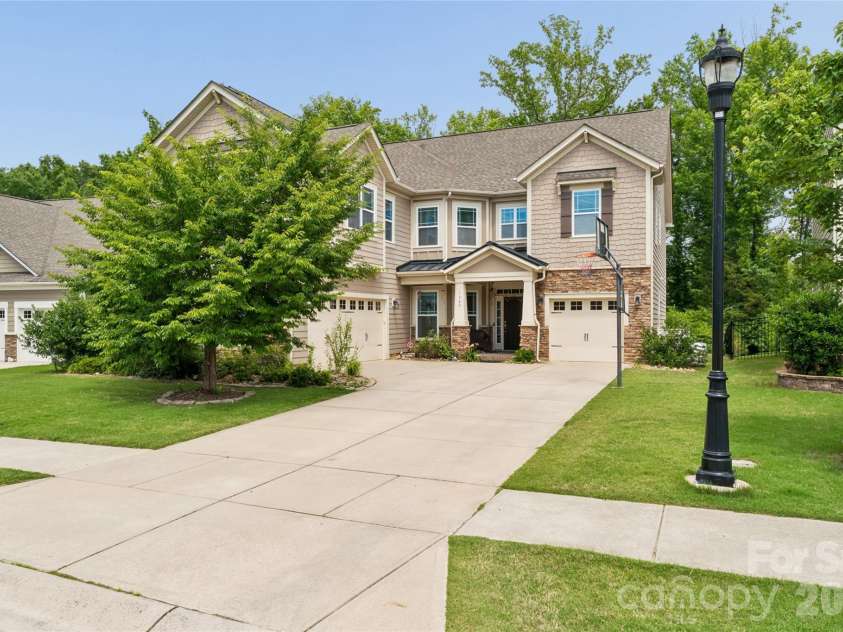 1345 Sandy Bottom Drive, Concord, NC 28027.  MLS# CAR4388399, YatesRealty ID 31881. Front view