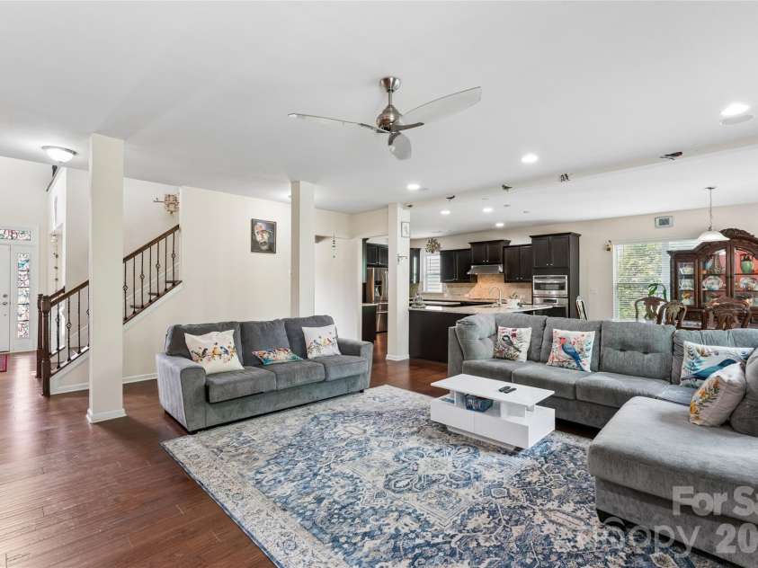 1345 Sandy Bottom Drive, Concord, NC 28027.  MLS# CAR4388399, YatesRealty ID 31881. Living Room