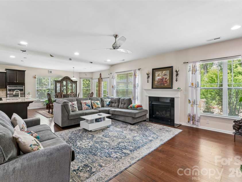 1345 Sandy Bottom Drive, Concord, NC 28027.  MLS# CAR4388399, YatesRealty ID 31881. Living Room