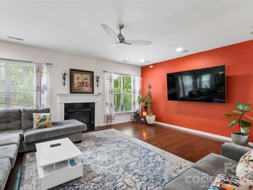 1345 Sandy Bottom Drive, Concord, NC 28027.  MLS# CAR4388399, YatesRealty ID 31881. Living Room