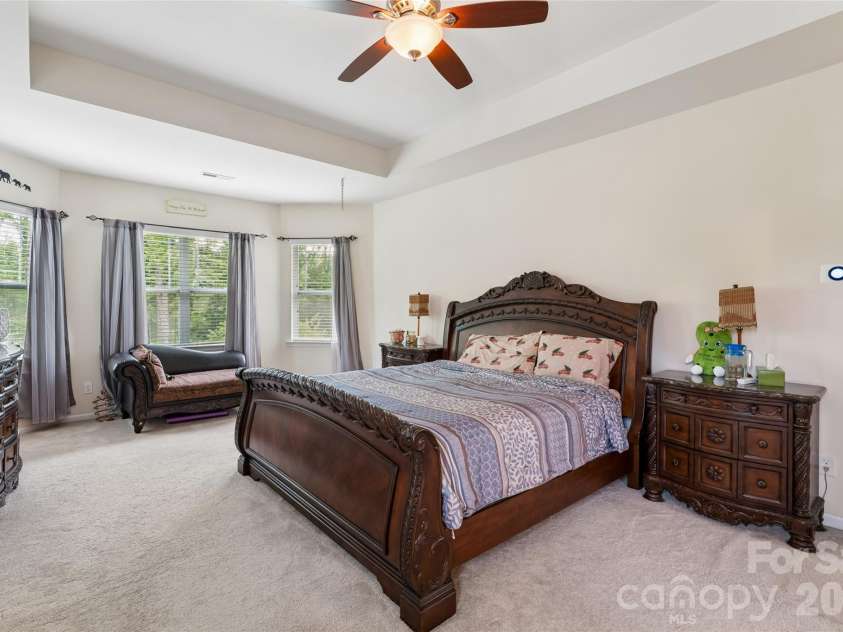 1345 Sandy Bottom Drive, Concord, NC 28027.  MLS# CAR4388399, YatesRealty ID 31881. Master Bedroom