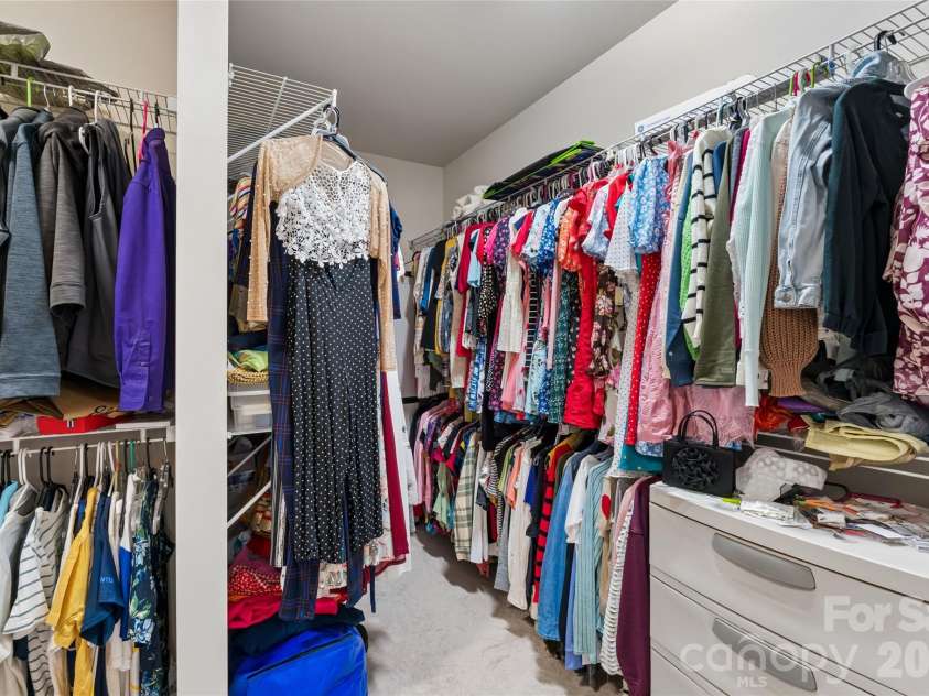 1345 Sandy Bottom Drive, Concord, NC 28027.  MLS# CAR4388399, YatesRealty ID 31881. Master Closet
