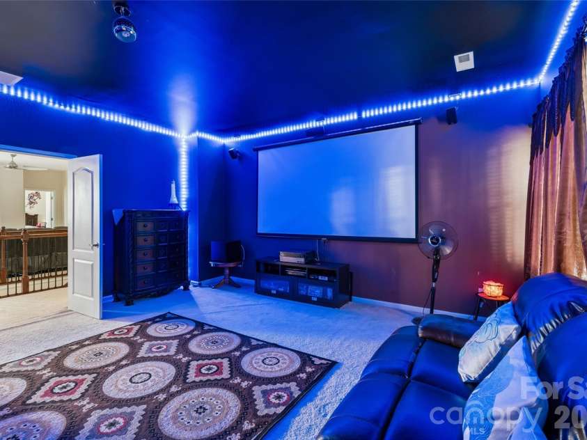 1345 Sandy Bottom Drive, Concord, NC 28027.  MLS# CAR4388399, YatesRealty ID 31881. Media Room