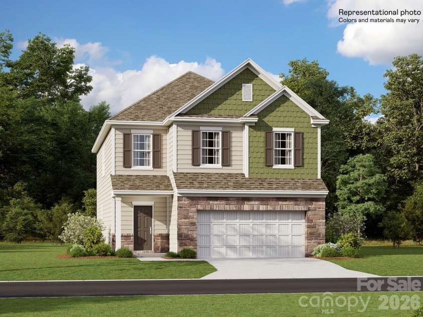 1664 Swallow Tail Drive, Belmont, NC 28012.  MLS# CAR4358383, YatesRealty ID 31885. Elevation C