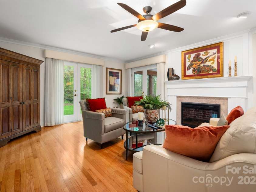 2306 Beechwood Drive, Waxhaw, NC 28173.  MLS# CAR4249221, YatesRealty ID 31885. 2nd set of French Doors connect to Screened Porch