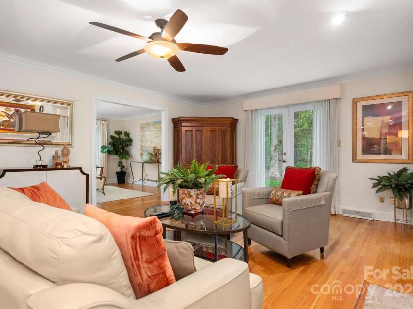 2306 Beechwood Drive, Waxhaw, NC 28173.  MLS# CAR4249221, YatesRealty ID 31885. French Doors lead to side yard off Family Room