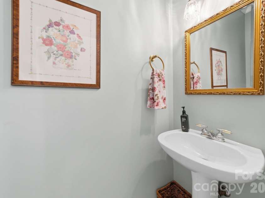 10203 Rougemont Lane, Charlotte, NC 28277.  MLS# CAR4394772, YatesRealty ID 31890. Convenient main level powder bath