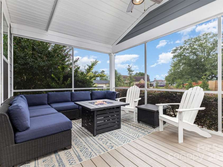 2611 Ranger Island Road, Denver, NC 28037.  MLS# CAR4290507, YatesRealty ID 31894. Screened Porch overlooking Pool