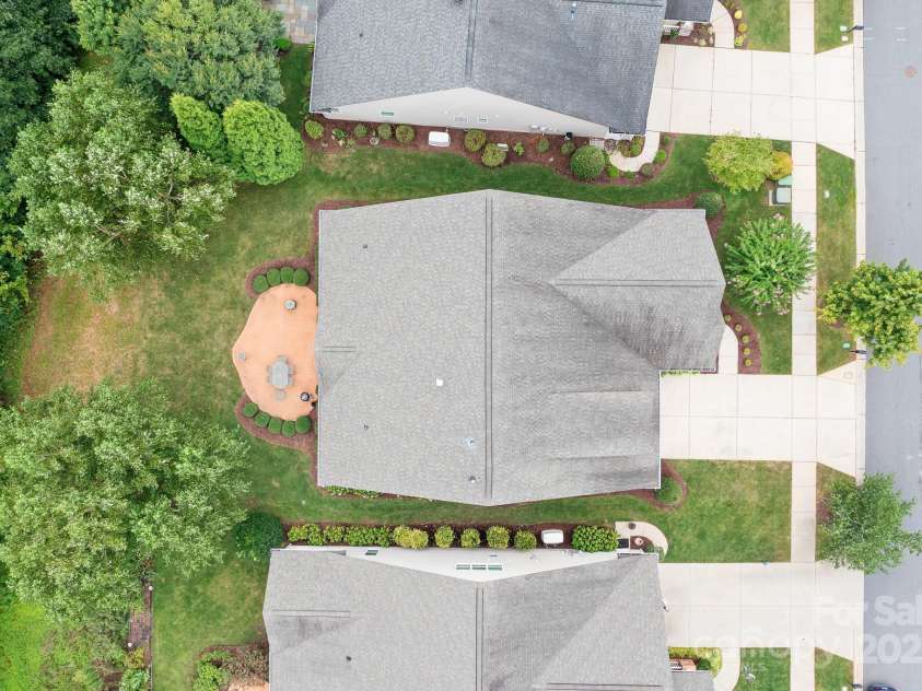 12632 Meetinghouse Drive, Cornelius, NC 28031.  MLS# CAR4287624, YatesRealty ID 31899. Aerial view of home