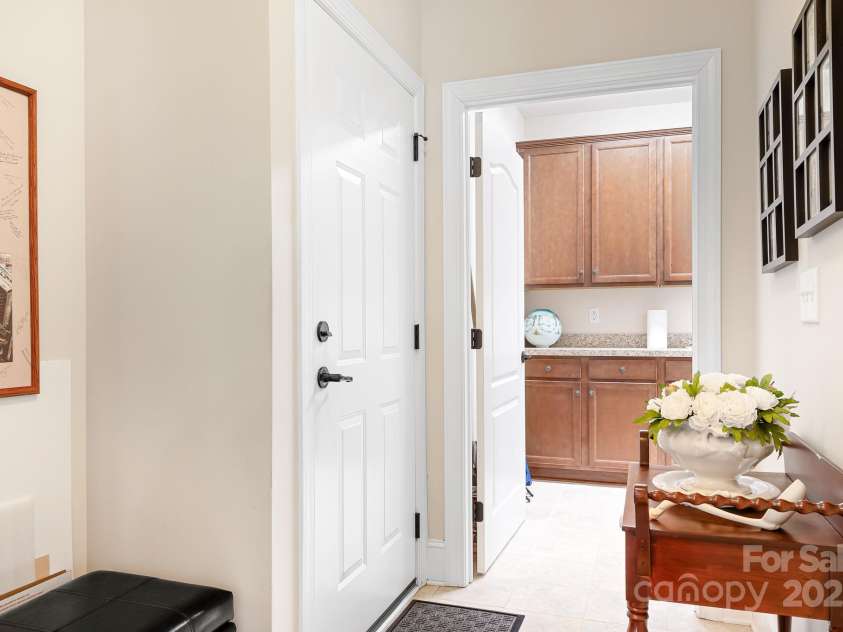 12632 Meetinghouse Drive, Cornelius, NC 28031.  MLS# CAR4287624, YatesRealty ID 31899. Entrance to Laundry Room