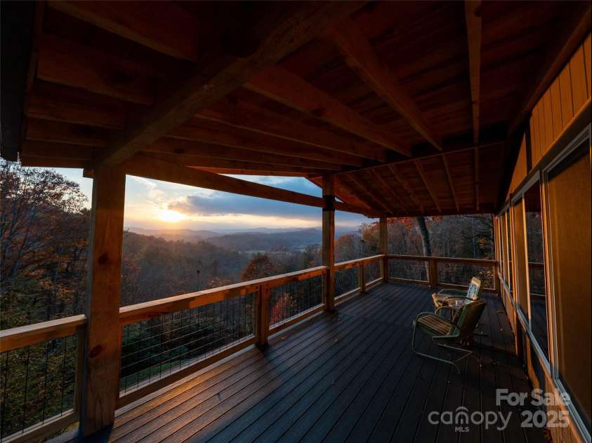 658 Johnson Road, Brevard, NC 28712.  MLS# CAR4300237, YatesRealty ID 319. Spectacular Sunsets!