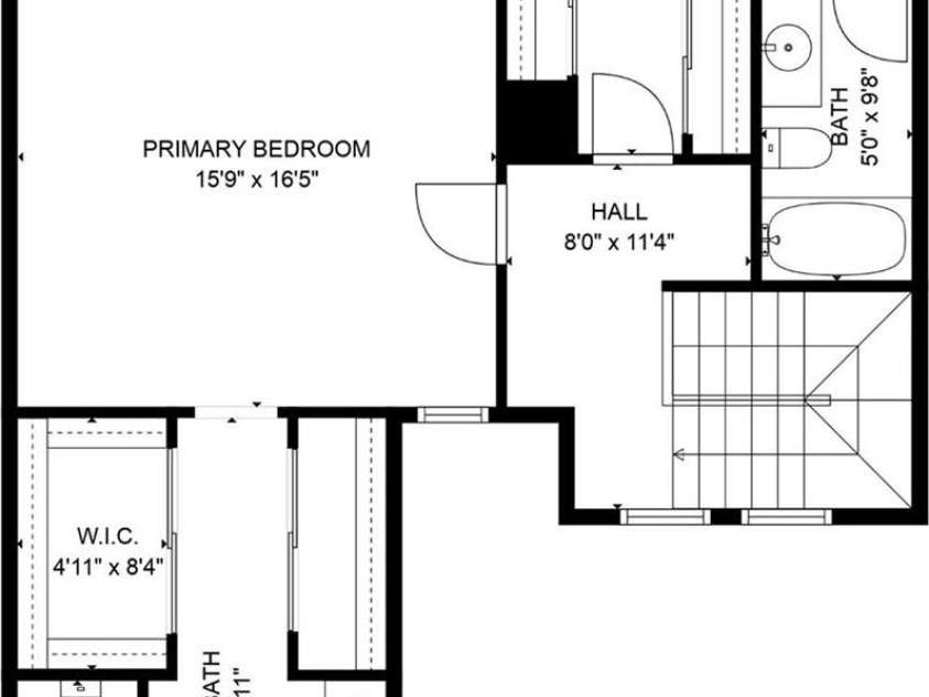 123 Deerlake Drive, Asheville, NC 28803.  MLS# CAR4235089, YatesRealty ID 3190. Floor Plans 2nd Floor