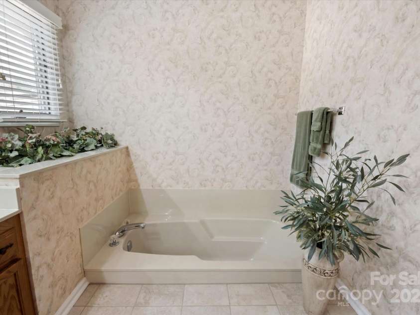 123 Deerlake Drive, Asheville, NC 28803.  MLS# CAR4235089, YatesRealty ID 3190. Primary Bathroom with View of Tub