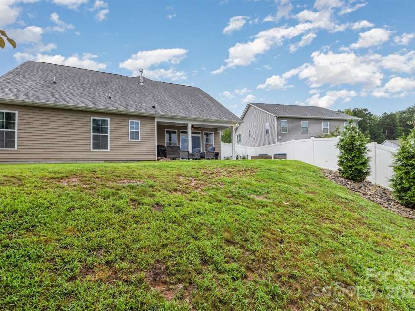 2100 Black Forest Cove, Concord, NC 28027.  MLS# CAR4285883, YatesRealty ID 31901. Backyard