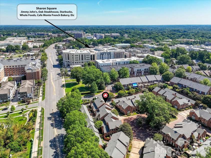 2831 Sharon View Road, Charlotte, NC 28210.  MLS# CAR4391575, YatesRealty ID 31902. Nearby Attractions
