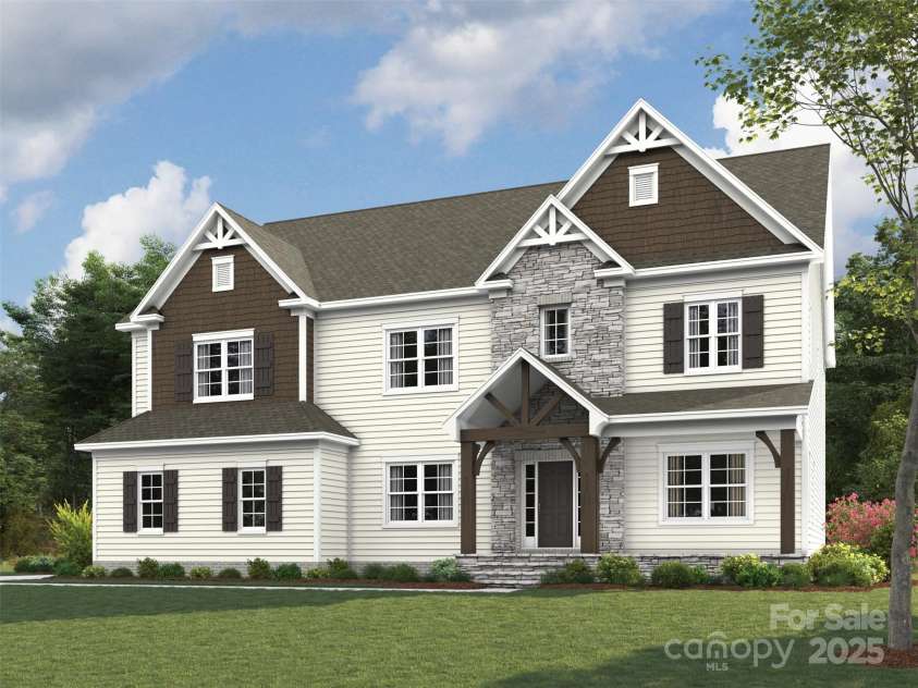 12107 Sessile Drive, Mint Hill, NC 28227.  MLS# CAR4274005, YatesRealty ID 31906. Elevation rendering only