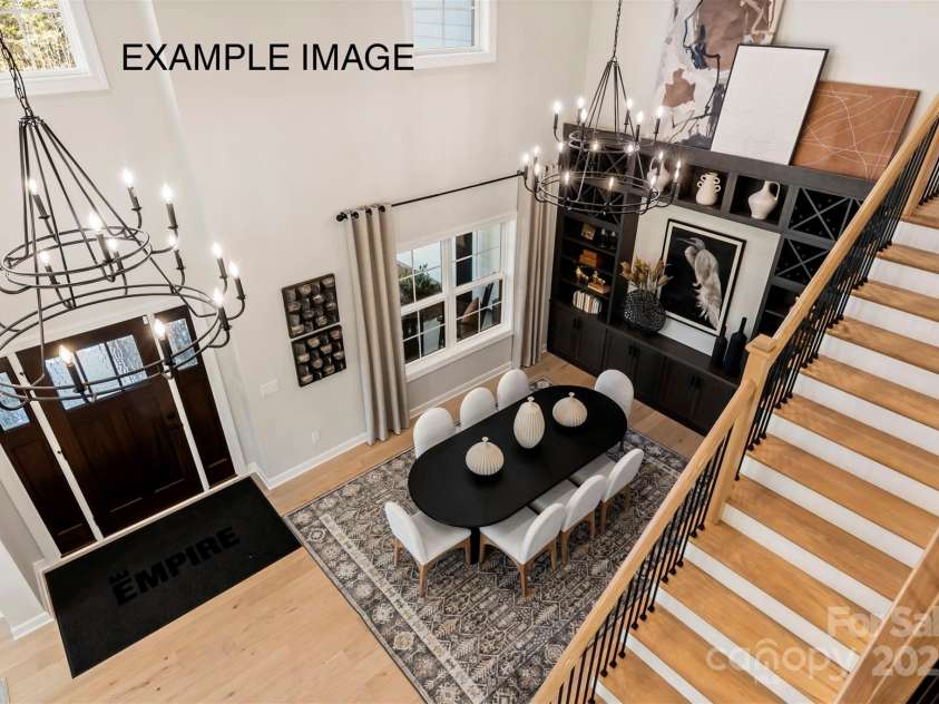 12107 Sessile Drive, Mint Hill, NC 28227.  MLS# CAR4274005, YatesRealty ID 31906. Example Photo - Foyer Overloook