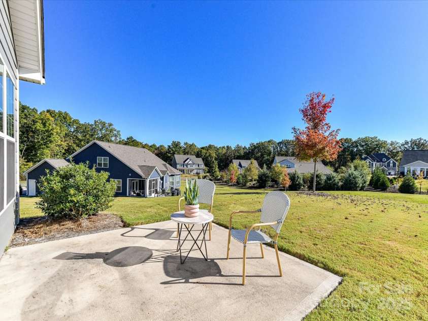 244 Bouchard Drive, Waxhaw, NC 28173.  MLS# CAR4312456, YatesRealty ID 3191. Back Patio