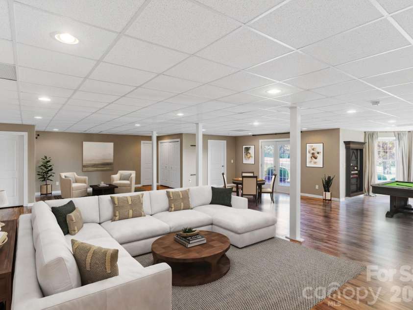 120 Augusta Lane, Shelby, NC 28150.  MLS# CAR4389781, YatesRealty ID 31913. Basement Virtually Staged