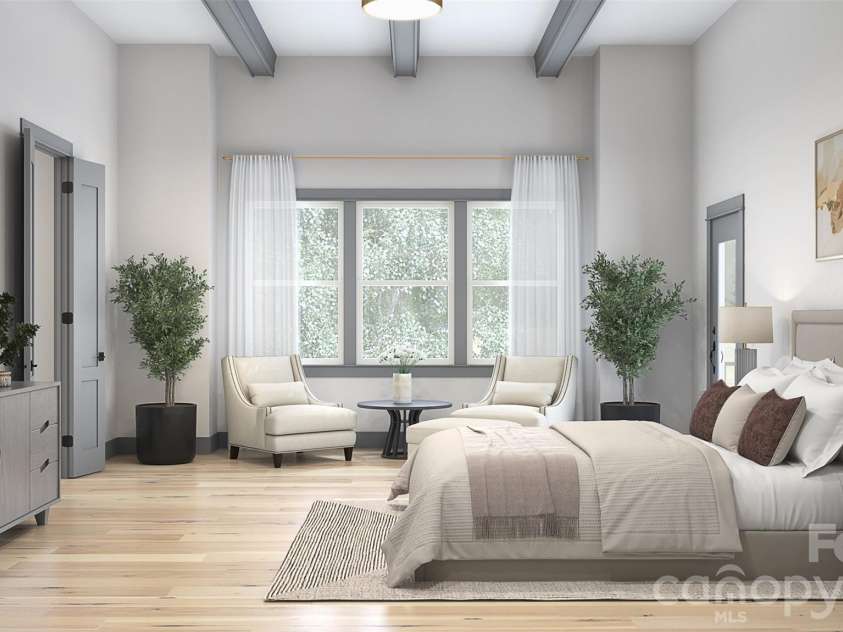 752 Lynderhill Lane, Matthews, NC 28105.  MLS# CAR4390057, YatesRealty ID 31915. Primary Bedroom - Virtually Staged