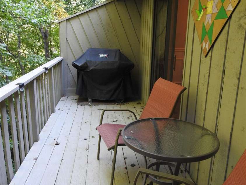123 Mountain Village Boulevard, Lake Lure, NC 28746.  MLS# CAR4303567, YatesRealty ID 3192. Rear deck view