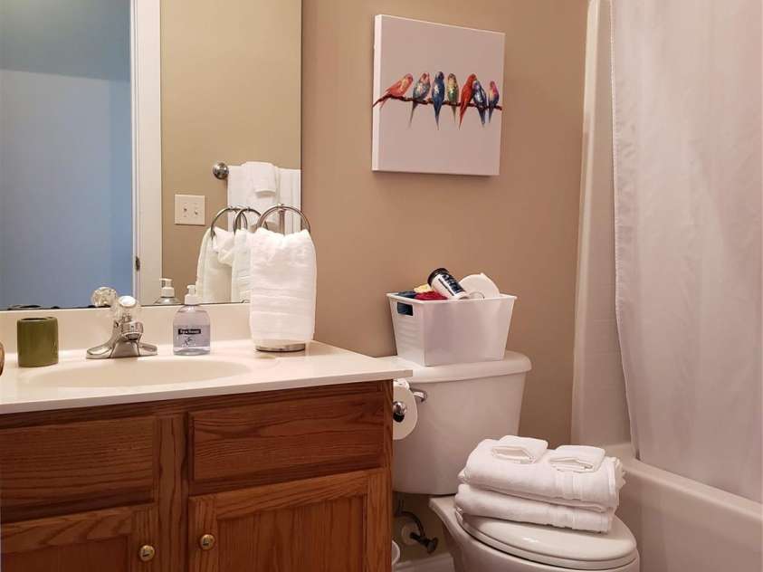 13019 West Douglas Park Drive, Huntersville, NC 28078.  MLS# CAR4395919, YatesRealty ID 31922. Hall Bath