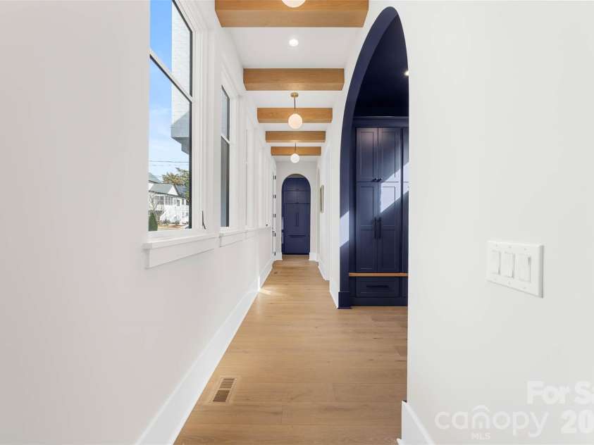 216 Walnut Street, Davidson, NC 28036.  MLS# CAR4300699, YatesRealty ID 31926. Breezeway from garage