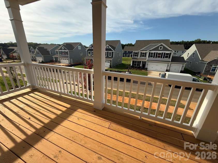 4487 Blue Mound Court, Stanley, NC 28164.  MLS# CAR4387559, YatesRealty ID 31937. Balcony
