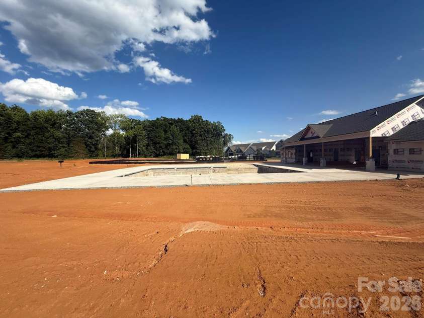 4487 Blue Mound Court, Stanley, NC 28164.  MLS# CAR4387559, YatesRealty ID 31937. Construction progress of amenities