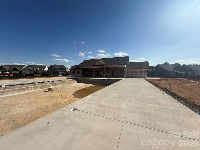 4487 Blue Mound Court, Stanley, NC 28164.  MLS# CAR4387559, YatesRealty ID 31937. Construction progress of amenities