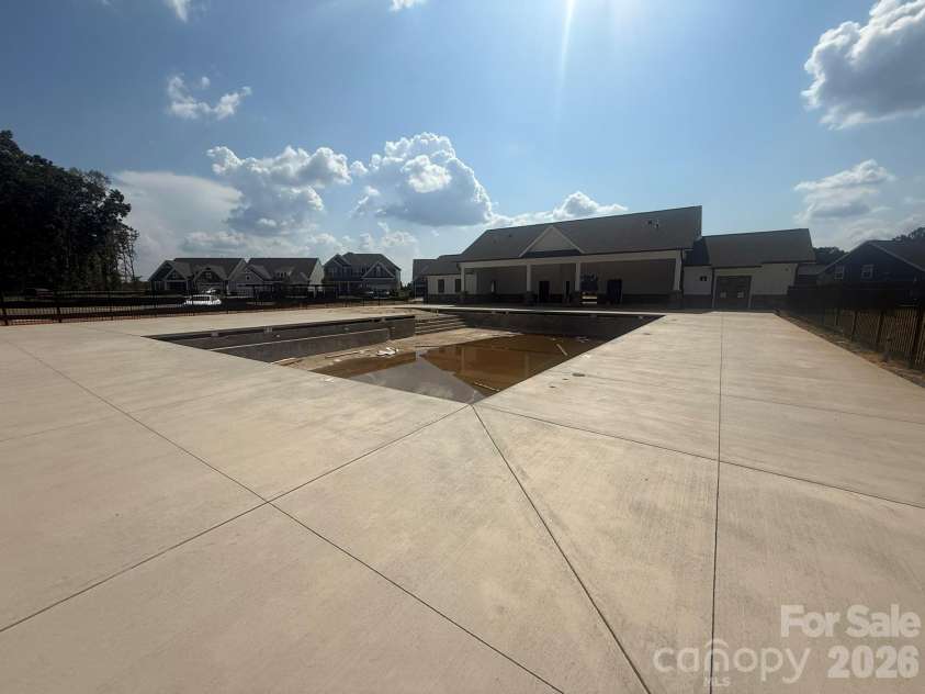 4487 Blue Mound Court, Stanley, NC 28164.  MLS# CAR4387559, YatesRealty ID 31937. Construction progress of amenities