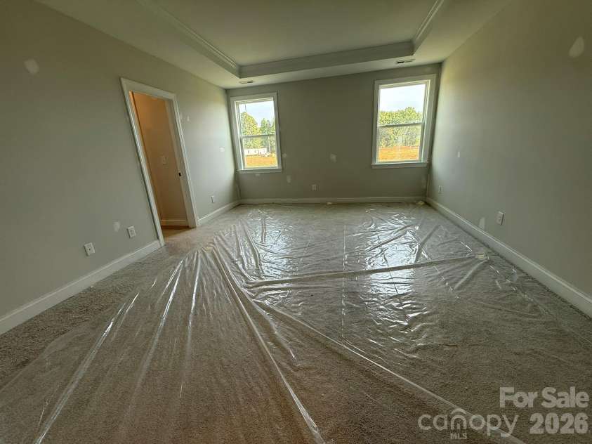 4487 Blue Mound Court, Stanley, NC 28164.  MLS# CAR4387559, YatesRealty ID 31937. Primary Bedroom
