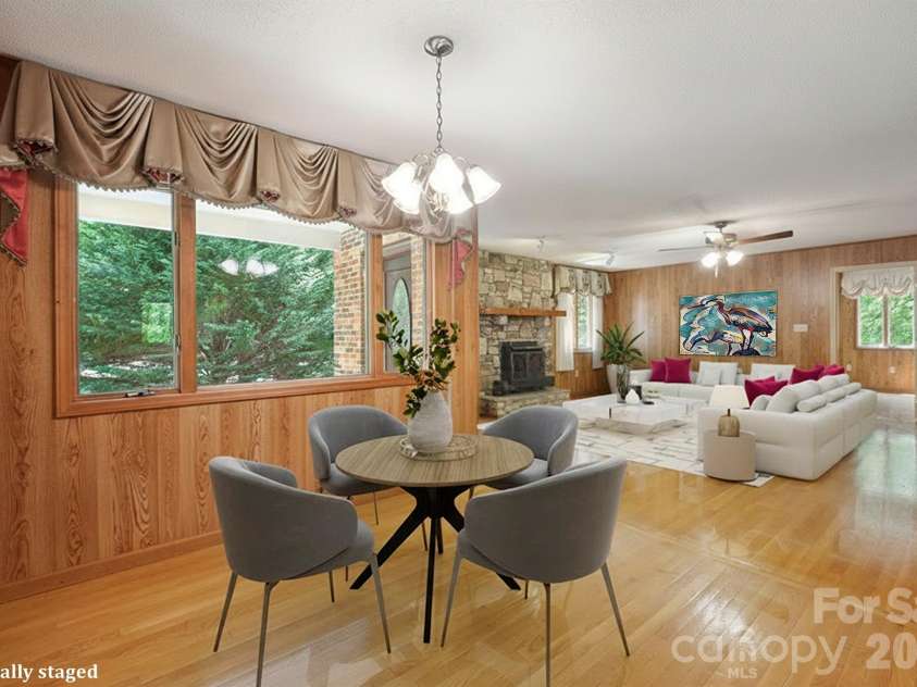 2076 Jay Clark Road, Morganton, NC 28655.  MLS# CAR4218348, YatesRealty ID 3194. VIRTUALLY STAGED
