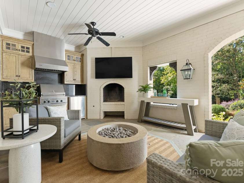 1610 Twiford Place, Charlotte, NC 28207.  MLS# CAR4290652, YatesRealty ID 31941. Covered Terrace 