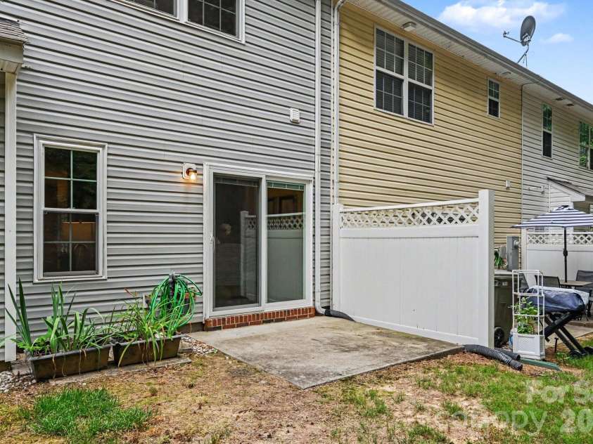 1005 Silver Spring Road, Fort Mill, SC 29715.  MLS# CAR4386266, YatesRealty ID 31947. Back patio