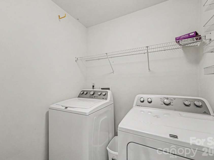 1005 Silver Spring Road, Fort Mill, SC 29715.  MLS# CAR4386266, YatesRealty ID 31947. Laundry room upstairs.  Washer and dryer convey