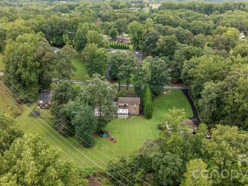 3110 Ninth Tee Drive, Newton, NC 28658.  MLS# CAR4427024, YatesRealty ID 31959. Aerial view long range