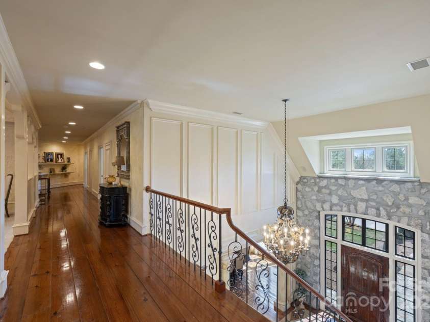 525 Lake Lynn Road, Concord, NC 28025.  MLS# CAR4239397, YatesRealty ID 3196. Upper Level Hall overlooking foyer