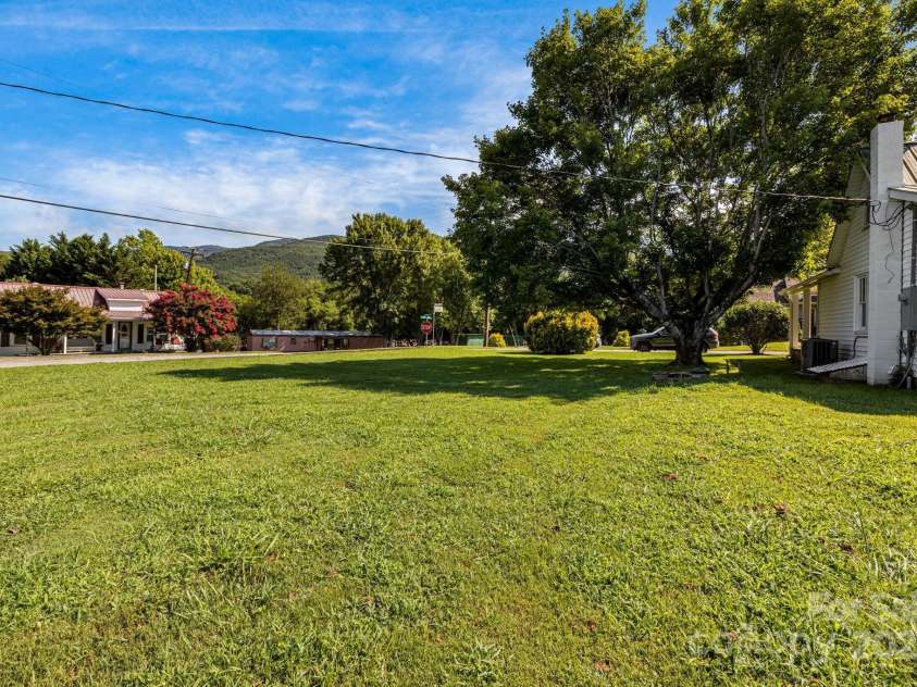 227 Lawson Street, Hot Springs, NC 28743.  MLS# CAR4289070, YatesRealty ID 31961. Large yard