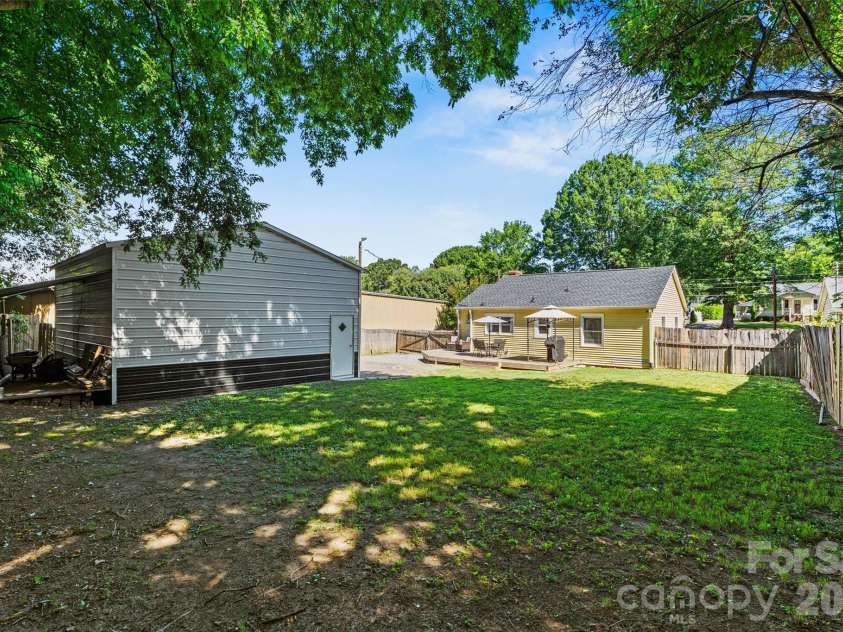 906 Oregon Avenue, Kannapolis, NC 28083.  MLS# CAR4389007, YatesRealty ID 31961. Private Backyard