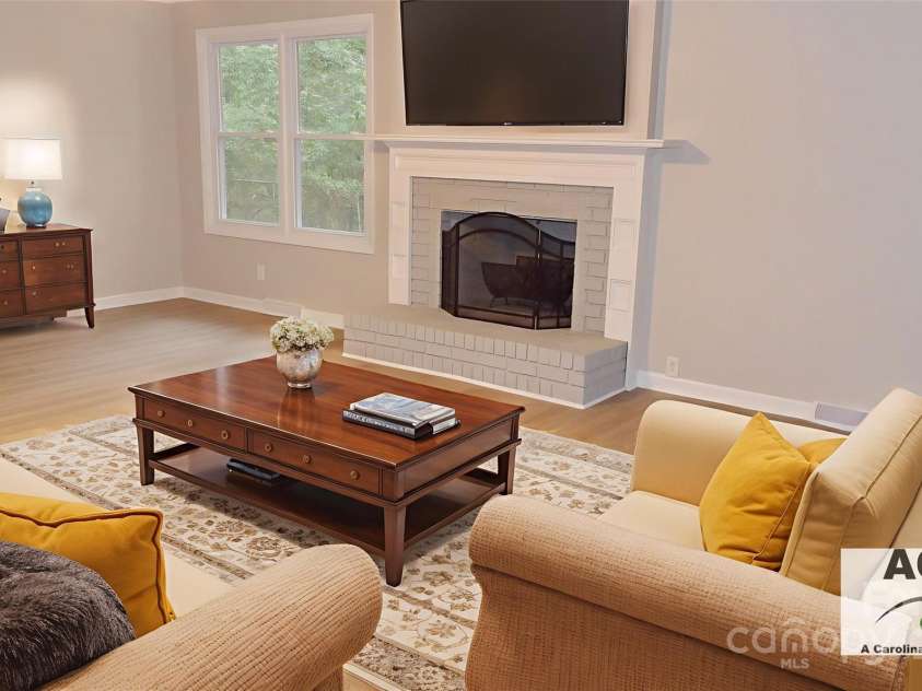 893 Woodway Lane, Rock Hill, SC 29732.  MLS# CAR4292353, YatesRealty ID 31964. Virtual AI Staging Living Room
