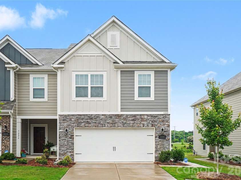 5222 Maynard Hill Drive, Monroe, NC 28110.  MLS# CAR4386034, YatesRealty ID 31971. End unit