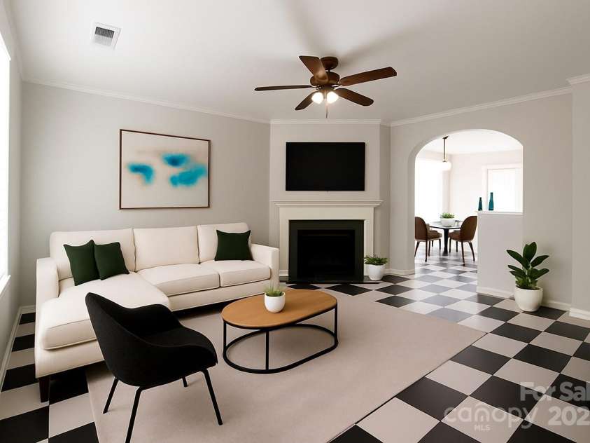 1107 Sienna Sand Way, Fort Mill, SC 29708.  MLS# CAR4285486, YatesRealty ID 31985. Virtually Staged