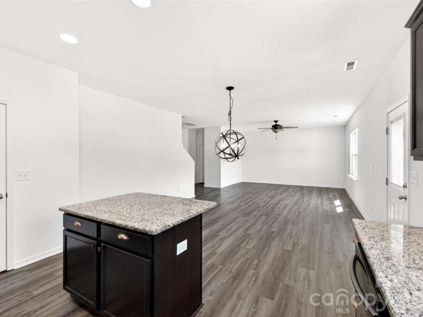 9013 Magnolia Lily Avenue, Charlotte, NC 28227.  MLS# CAR4392385, YatesRealty ID 31988. Open concept kitchen and living space