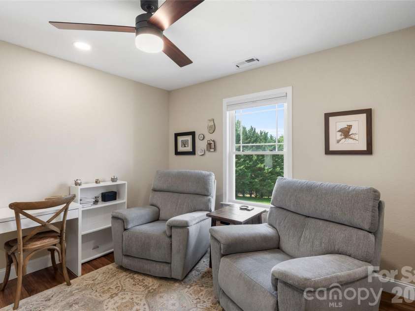 34 Justice Drive, Leicester, NC 28748.  MLS# CAR4394117, YatesRealty ID 31989. Downstairs bedroom 2 with views 
